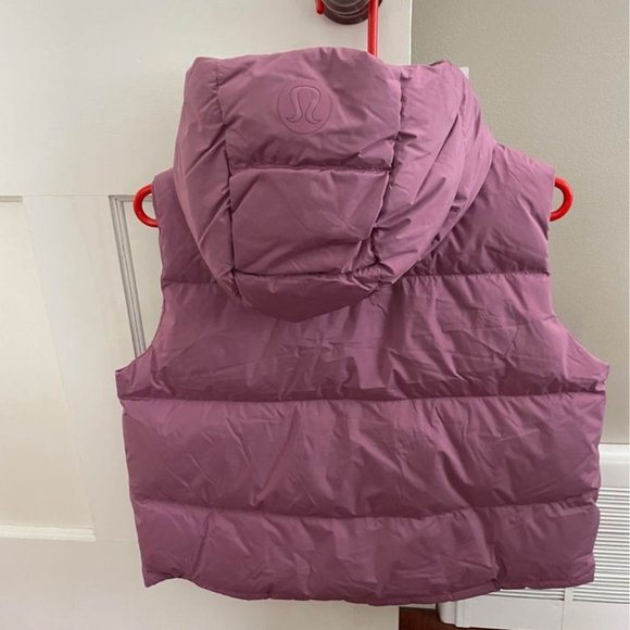 NWT LULULEMON WUNDER PUFF CROPPED VEST Velvet Dust Pink / Purple 6 - Picture 3 of 3